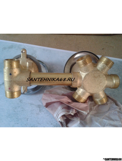 Смеситель для душевой кабины и гидробоксов 5 режимов G5-14-15 см