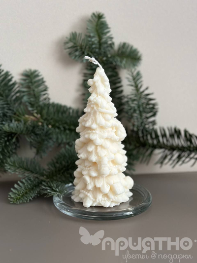 НОВОГОДНЯЯ СВЕЧА "ЁЛКА РОЖДЕСТВО"