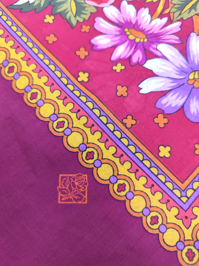 Павловопосадский платок Радостное лето 1719-6