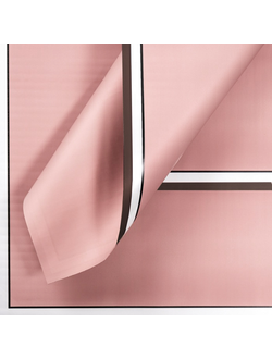 Пленка флористическая "Тройной кант" 57*57см 10шт Пудровый ПЛ16/3