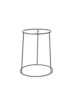 Подставка стойка для блюда для подачи 21,5*25*30 см черная металл