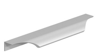 Ручка торцевая  FP526, 128 мм (общий размер 150 мм), матовый хром