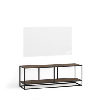 Тумба TV stand lite 2 black американский орех