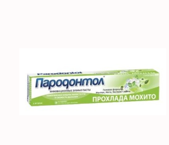 СВОБОДА ПАРОДОНТОЛ Зубная паста Прохлада Мохито 124г в ламинатной тубе