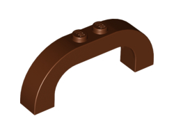 Arch 1 x 6 x 2 Curved Top, Reddish Brown (6183 / 6058130 / 6132775 / 6326307)