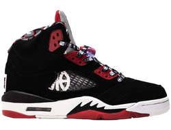 Nike Air Jordan 5 Chess Black Red