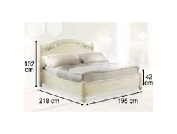 Кровать "Legno" 180x200 см