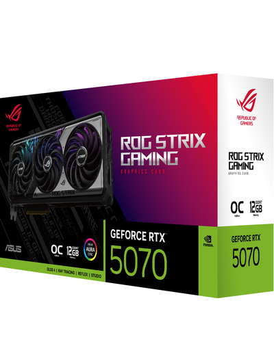 Видеокарта ASUS GeForce RTX 5070 Rog Strix Gaming OC Edition 12 GB