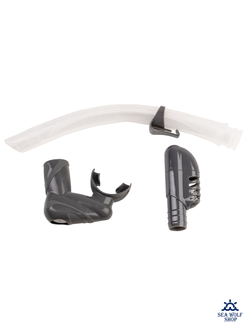 Маска для дайвинга с трубкой Scorpena комплект темно-серый (взрослый)