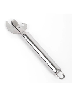 Открывалка для консервных банок 17 см. металл с ручкой 12 см.