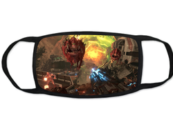 Тканевая защитная маска Doom/ Дум №4