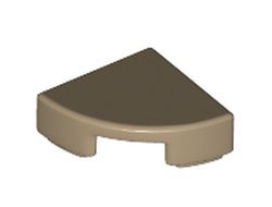 Tile, Round 1 x 1 Quarter, Dark Tan (25269 / 6242238 / 6362967)