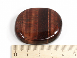 Бычий глаз, полировка плоская, ЮАР (41*34*10 мм, 34 г) №35548