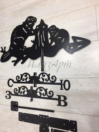 флюгер на крышу  бобры