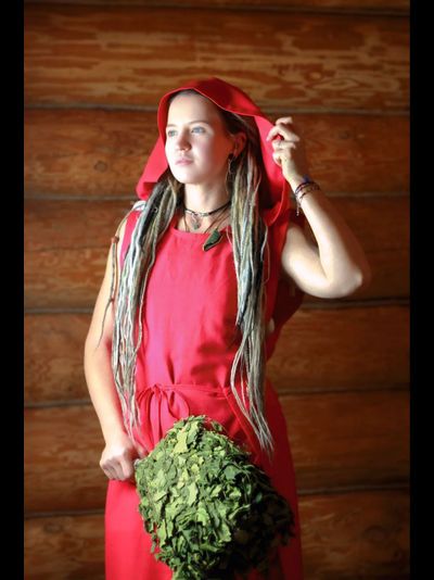 Туника-фартук пар-мастера «Жива» с капюшоном