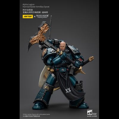 Армилл Динат, мастер-терзатель Альфа-легиона (Warhammer Horus Heresy) - КОЛЛЕКЦИОННАЯ ФИГУРКА 1/18 Alpha Legion Harrowmaster Armillus Dynat (JT01222) - JOYTOY