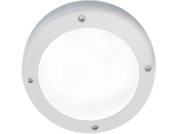 Светильник накладной Ecola B4139S влагозащ.матов.круг белый алюм.1*GX53 IP65 145х145х65 FW53SSECS