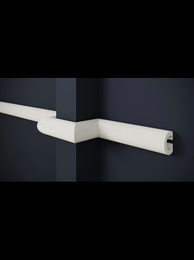 Молдинг Decor Dizain DD635, дюрополимерный, влагостойкий, под покраску, длина 2 м