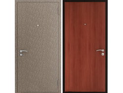 металлическая дверь с порошковым напылением и ламинатом