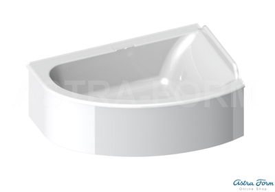 Astra-Form ванна Анастасия правосторонняя 182/125 см белая
