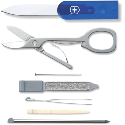 Швейцарская карточка VICTORINOX SwissCard Sapphire, синяя 0.7122.T2