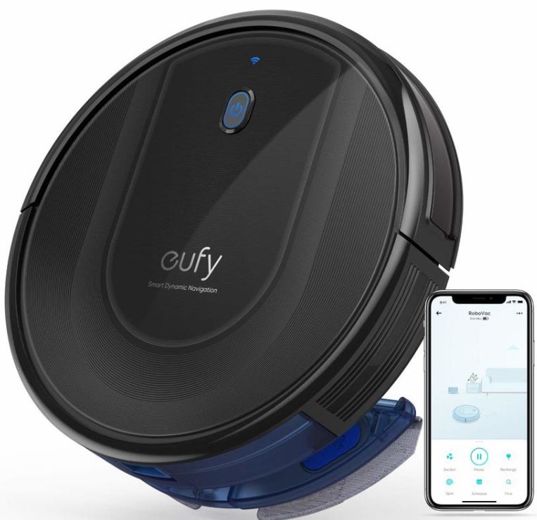 ANKER Eufy RoboVac G10 Hybrid Black робот пылесос 2 в 1 Робот для дома ANKER Eufy RoboVac G10 Hybrid Black. Сухая и влажная уборка