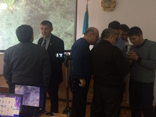 The founder of the project "Agrarum", Nikolay Zelenskii conducted education for farmers in Kazakhsta