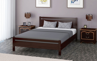 Кровать Вероника 1 Орех темный (Браво)