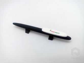 Ручка 3389.36 Prodir DS5 TRR-P Soft Touch, черная с белым
