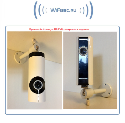 Видеоняня /WiFi IP видеокамера панорамная 180*110*  с DVR (fish_v2), HD (360EyeS)