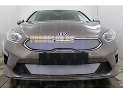 Защита радиатора KIA Ceed III 2018- chrome верх