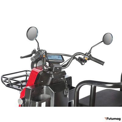 Электротрицикл Wanshida LC-F200 60V 1000Вт красный