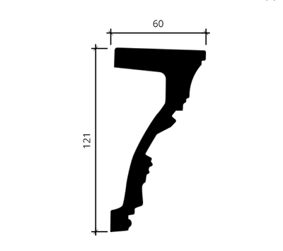 Наличник 1.51.513 - 121*60*2000мм