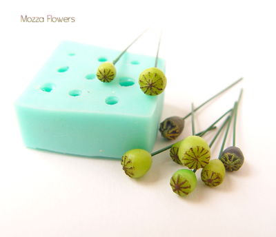 "Супер-мини маковки 4-7 мм" Силиконовый молд