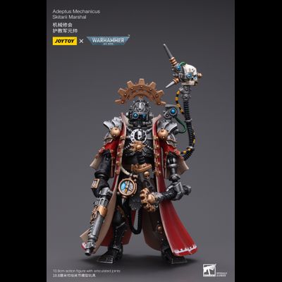 Маршал Скитарий Адептус Механикус (Warhammer 40k) - КОЛЛЕКЦИОННАЯ ФИГУРКА 1/18 Adeptus Mechanicus Skitarii Marshal (JT7752) - JOYTOY