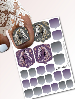 Мини пленки для педикюра LIT-025