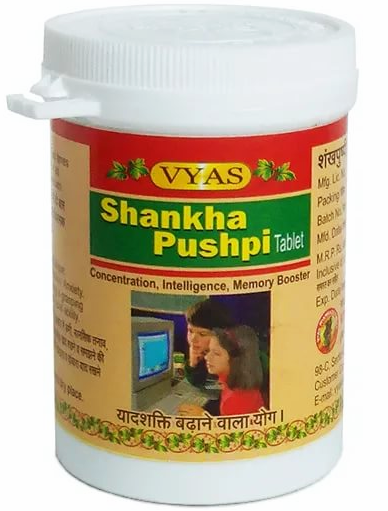 SHANKHA PUSHPI Vyas 100 таб. (Индия)