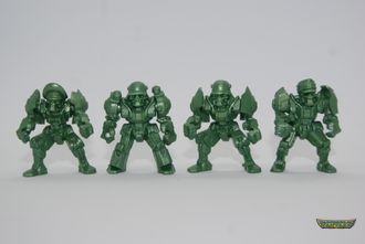 Пиночеты (Некрозомби) Зеленый металлик полиэтилен