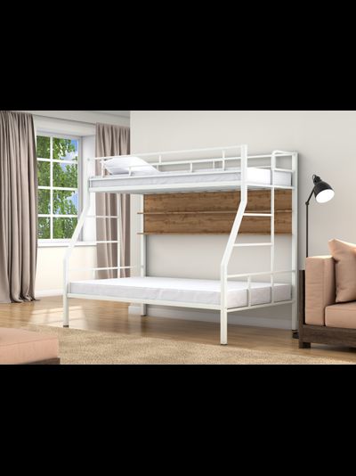 Двухъярусная кровать Раута Твист белая