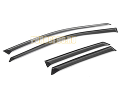 Дефлекторы окон AutoFlex, акрил для Renault Kaptur 2016-