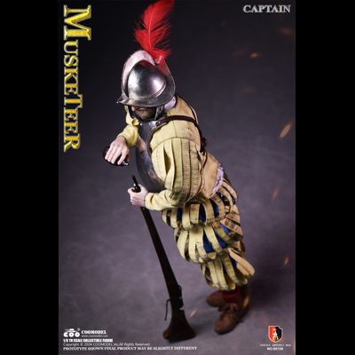 Испанский мушкетер-сержант (медно-никелевая версия) - КОЛЛЕКЦИОННАЯ ФИГУРКА 1/6 Series of Empires Spanish Conquistadors Nickel Silver Edition MUSKETEER SERGEANT (SE138) - COOMODEL