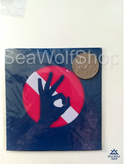 Наклейка сувенир оракал Флаг-окей №60