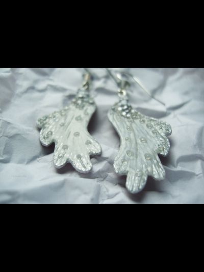 "Крылышки Облачной Феи", серьги в стиле фэнтези