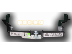 Фаркоп с нержавеющей пластиной Лидер-Плюс для Hyundai Santa Fe/Kia Sorento 2012-2019