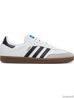 Adidas SAMBA WHITE/BLACK Унисекс (36-45)