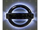 Эмблема автомобильная с подсветкой Nissan (гарантия 14 дней)
