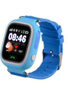 Детские часы Smart Baby Watch с GPS Q80 - голубые