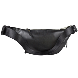Кожаная поясная сумка Scarlino black (арт. 7018-01)
