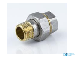 Разъемное соед.(американка) прямая VIEIR 11/4'' вр/нр никель