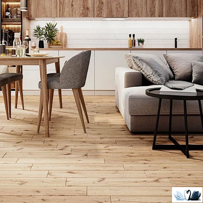 Керамогранит Belani Милан GP Бежевый 59,4 х 14,7 см под дерево Береза керамика